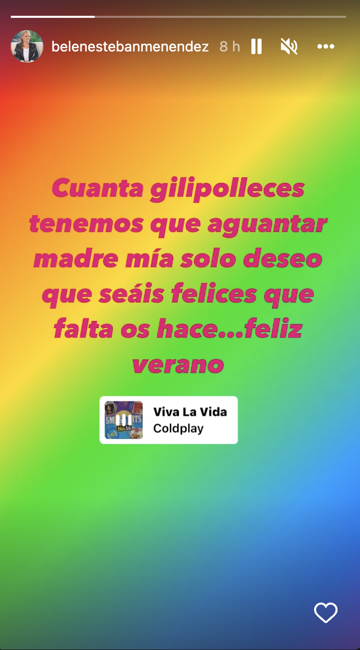 Belén Esteban mensaje Belén Esteban mensaje