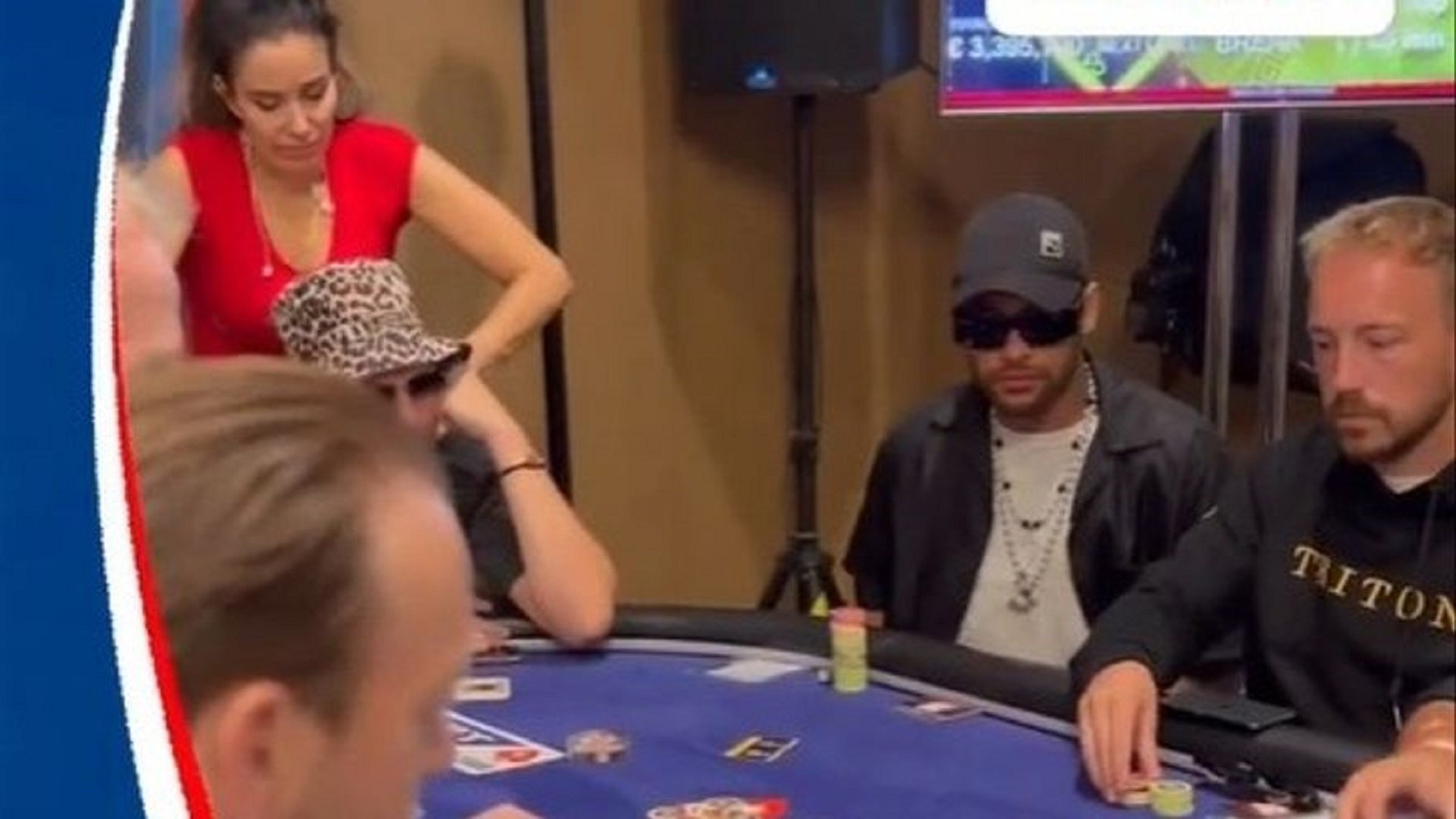 Neymar al Casino de BCN Instagram