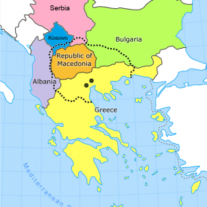 Macedonia region map wikipedia