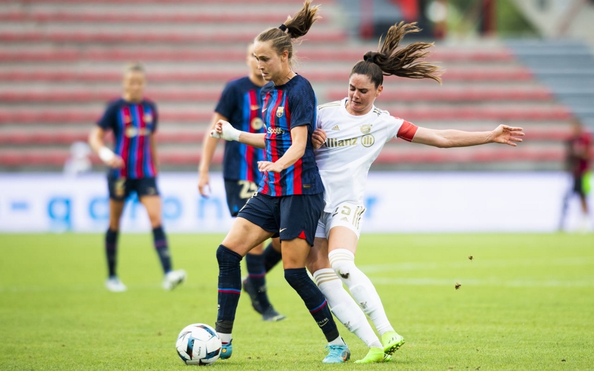 El Barça femení domina però cau contra el Bayern a l'AMOS Women's French Cup (1-2)