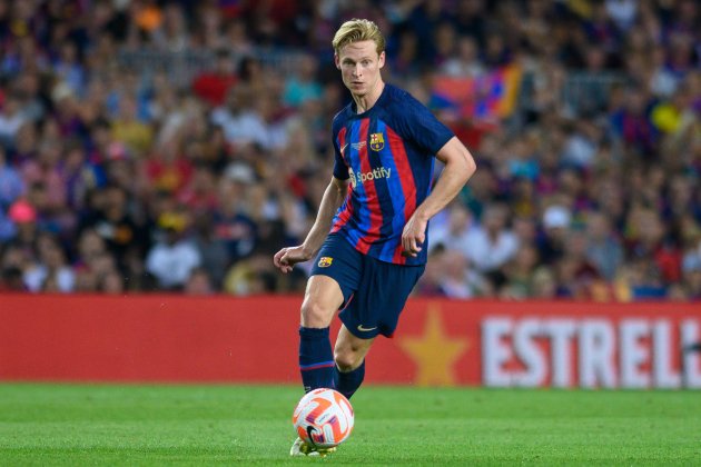 Frenkie de Jong Gamper Spotify Camp Nou Barca Pumes / Foto: Europa Press