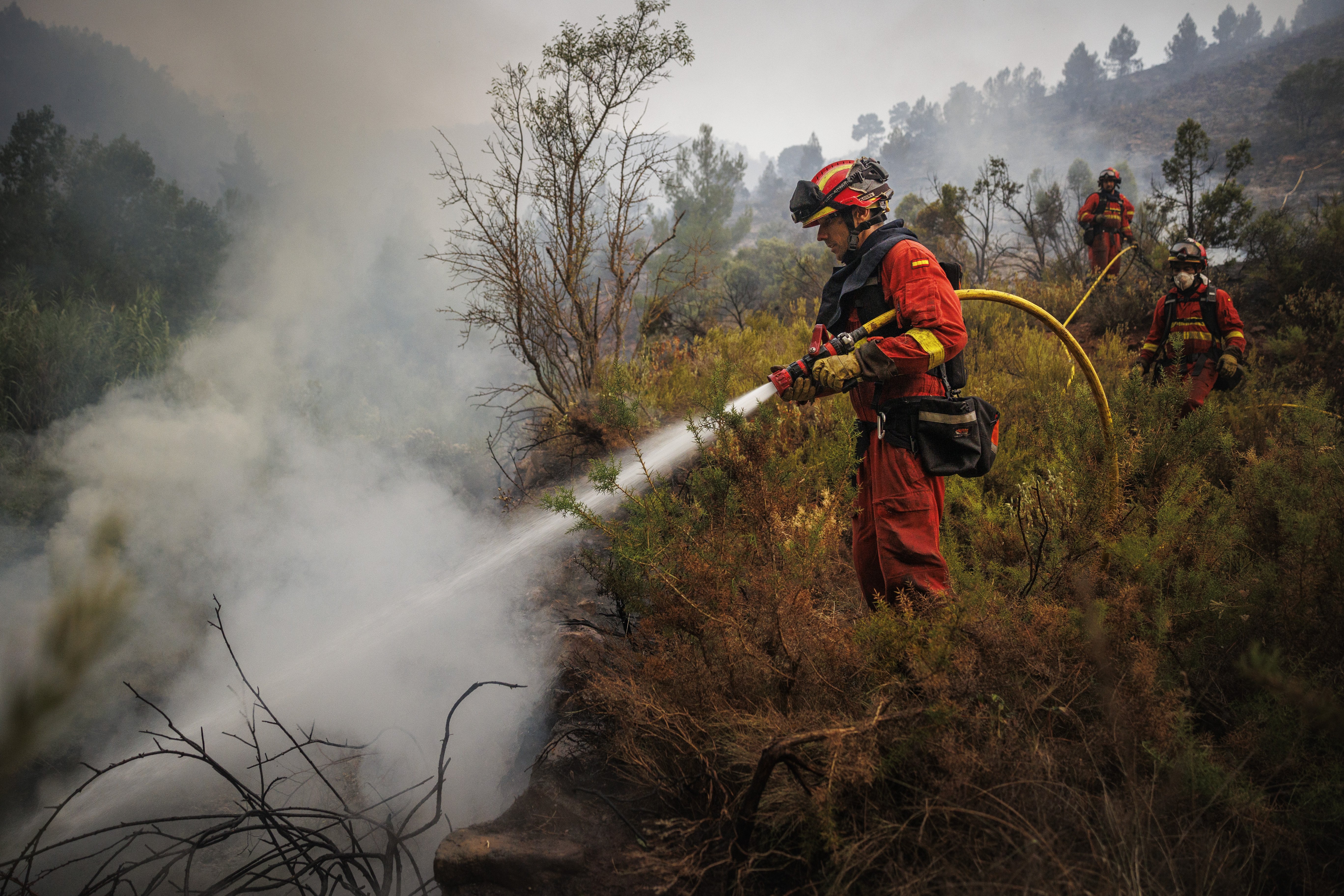 Dos incendis assetgen el País Valencià: 11.000 hectàrees cremades i poblacions desallotjades