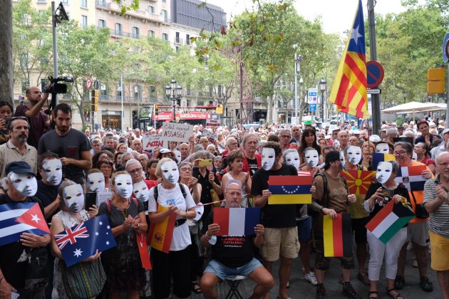 atentado barcelona 17.ª manifestación Carlos Baglietto