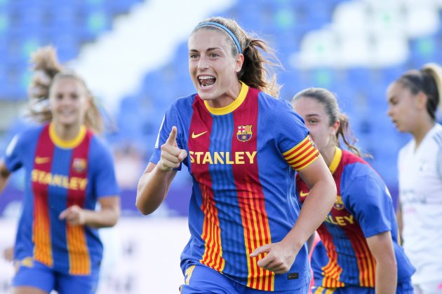 Alexia Putellas celebra gol Barça femenino / Foto: Europa Press