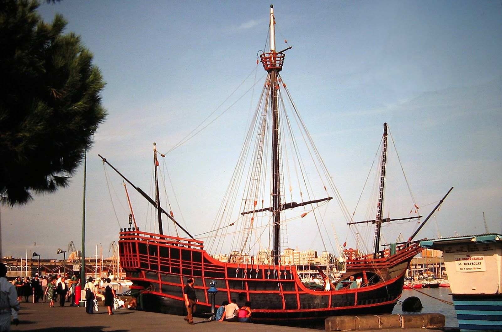 L'ocurrència de Valents: tornar a instal·lar la rèplica de la caravel·la Santa Maria al Moll de la Fusta