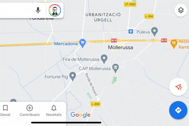 Google Maps Mollerussa