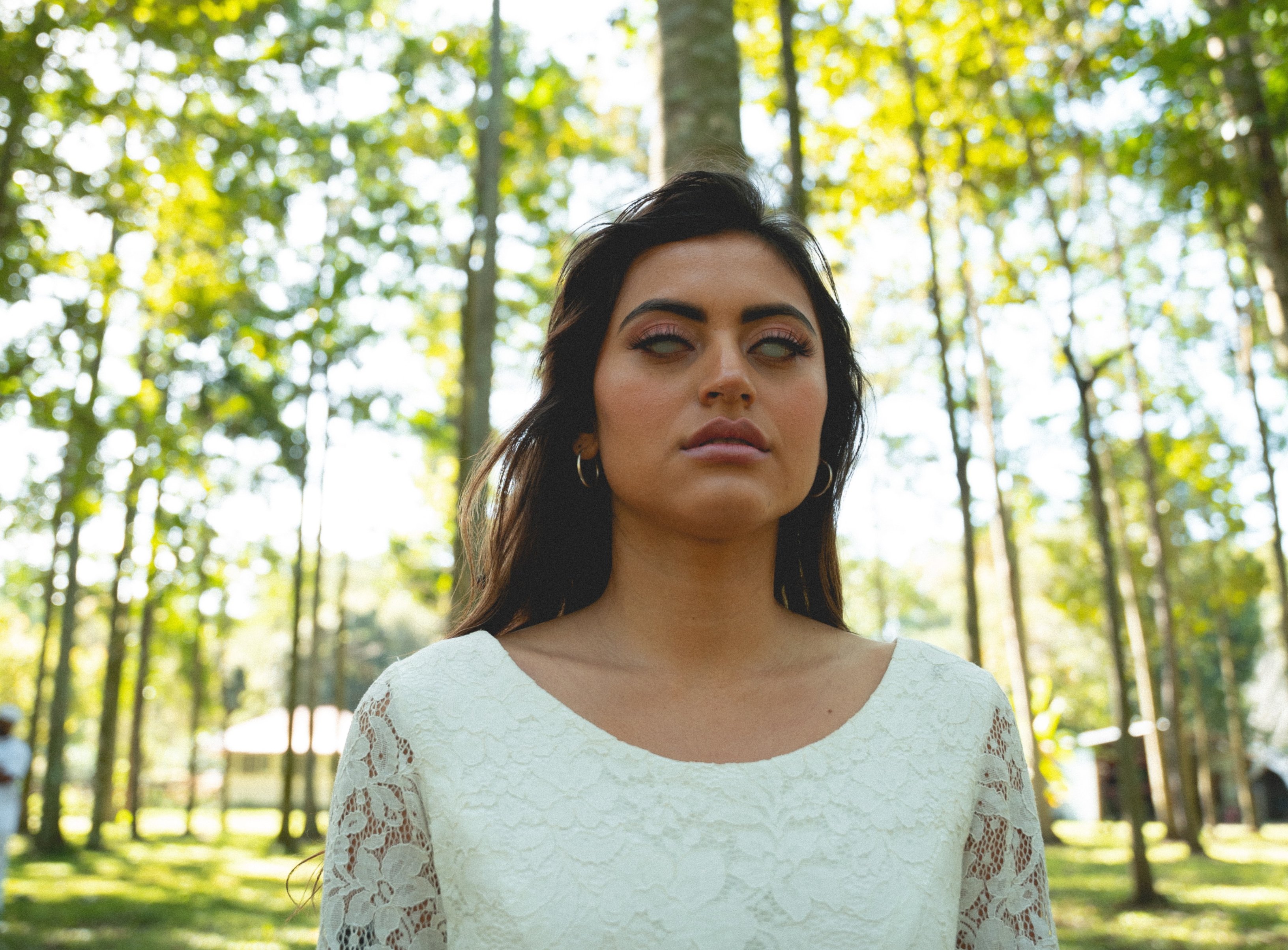 Mujer con ceguera total / Unsplash Mujer con ceguera total / Unsplash