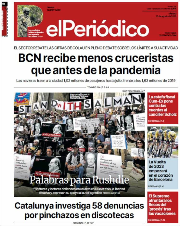 portada el periodico 20 08 portada el periodico 20 08