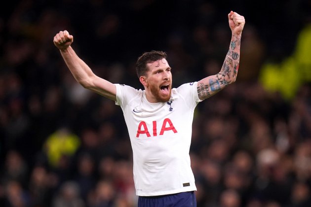 Hojbjerg celebracion Tottenham Hotspur / Foto: Europa Press Hojbjerg celebracion Tottenham Hotspur / Foto: Europa Press