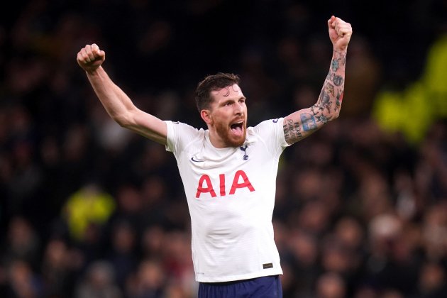 Hojbjerg celebracion Tottenham Hotspur / Foto: Europa Press