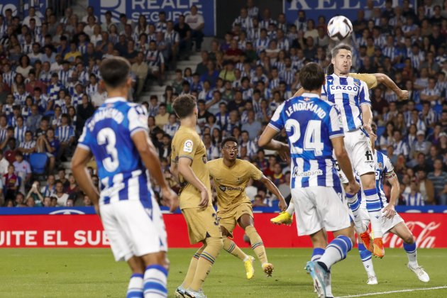 Zubeldia Balde Real Sociedad Barca / Foto: EFE