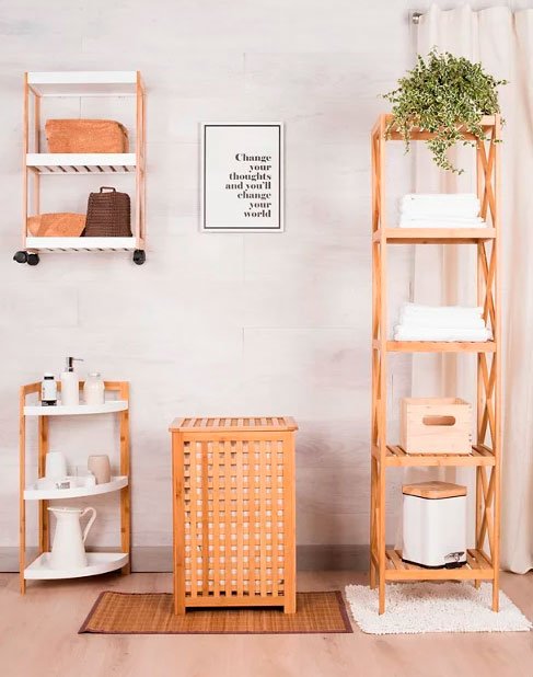 Estante de baño Bambu1 Estante de baño Bambu1