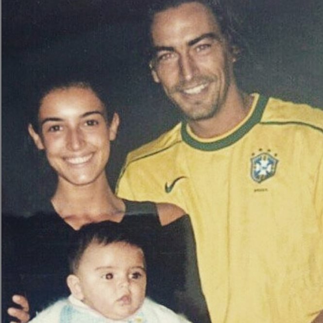 Blanca Romero y el padre de su hija Blanca Romero y el padre de su hija