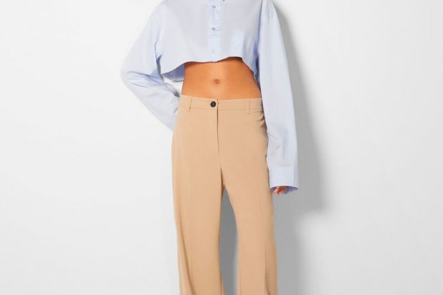 Pantalón wide leg con trabillas2 Pantalón wide leg con trabillas2