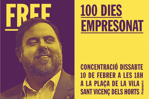 concentración St Vicenç Horts Junqueras