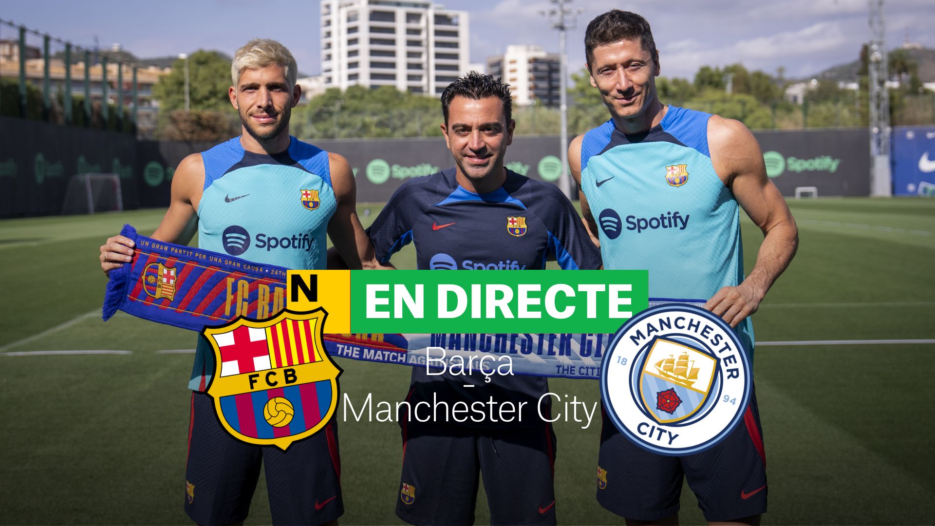 Barça - Manchester City solidari contra l'ELA | DIRECTE: resultat, resum i gols