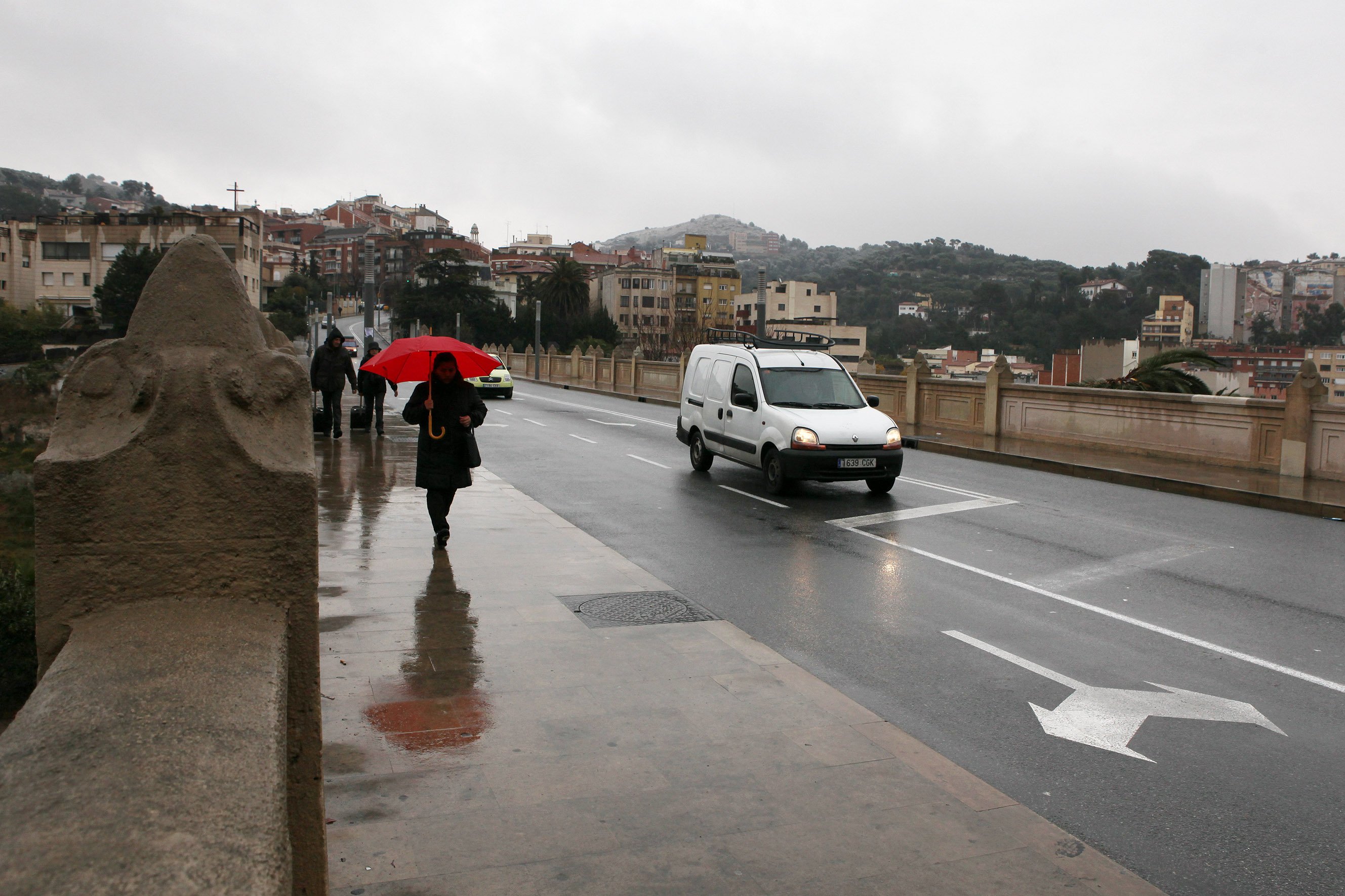 Activado el Neucat por nevadas mañana en Barcelona
