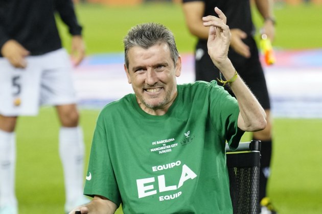 Juan Carlos Unzué ELA Camp Nou / Foto: EFE