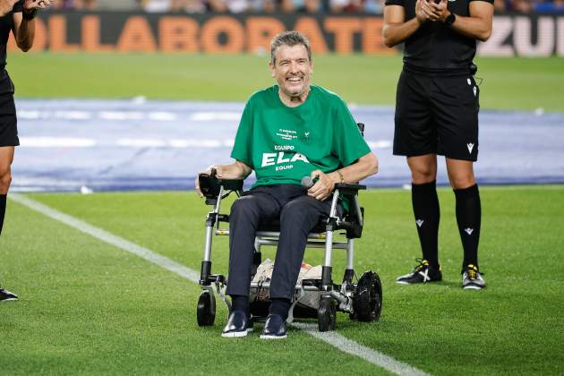 Juan Carlos Unzué ELA Camp Nou / Foto: Europa Press Juan Carlos Unzué ELA Camp Nou / Foto: Europa Press