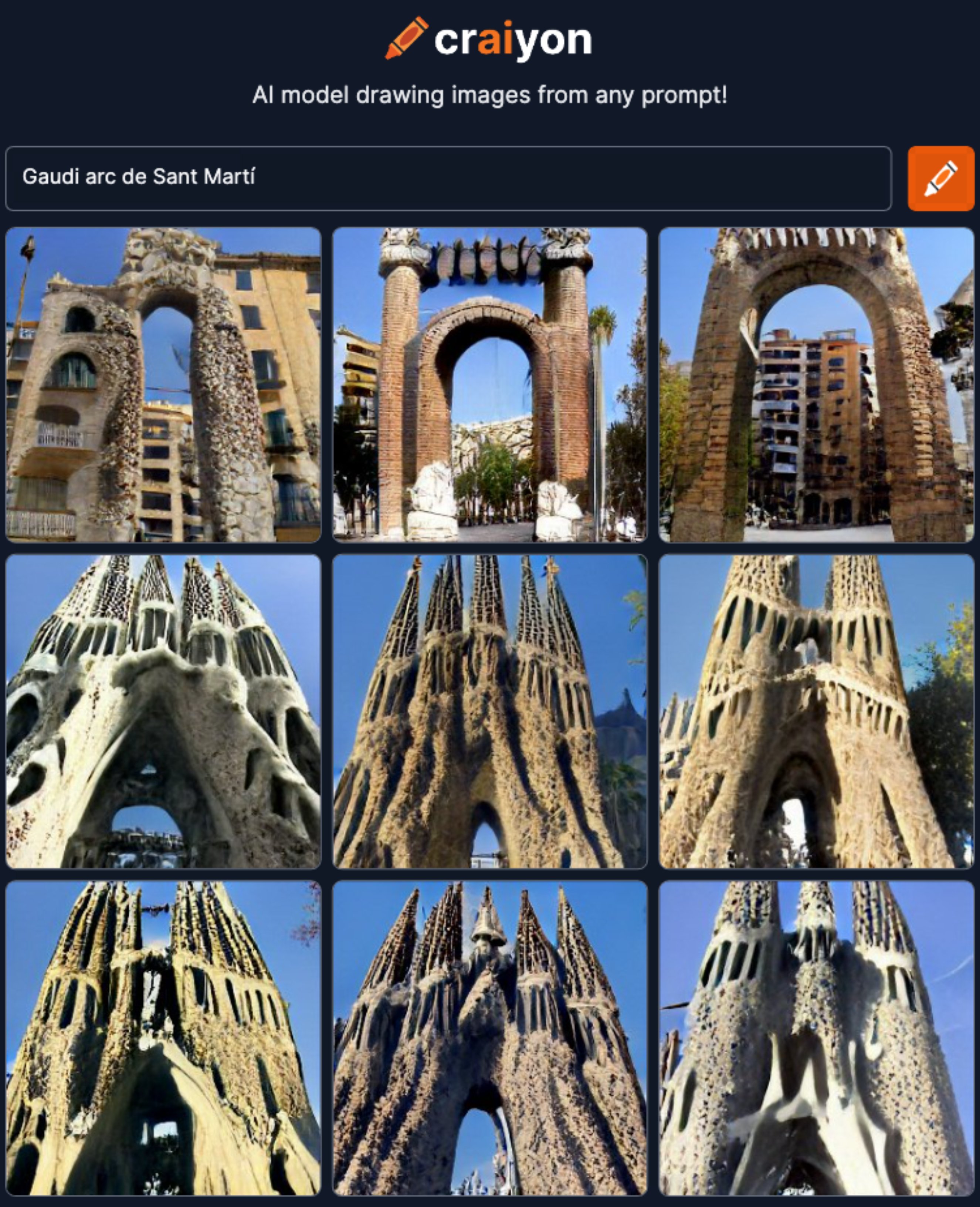 Gaudí arc de Sant Martí Gaudí arc de Sant Martí