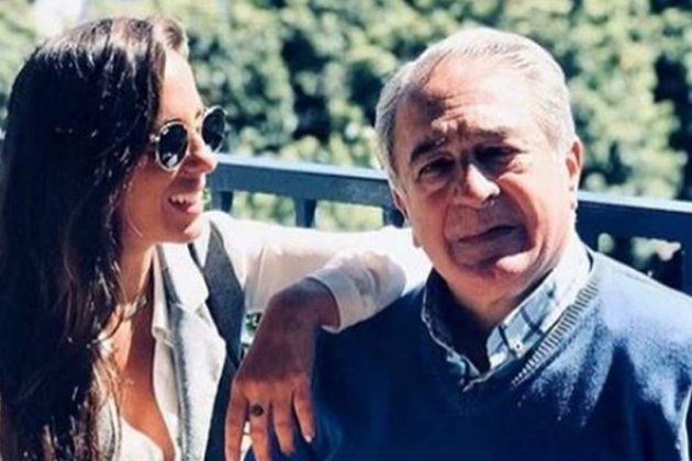 Anabel Pantoja con su padre REDES