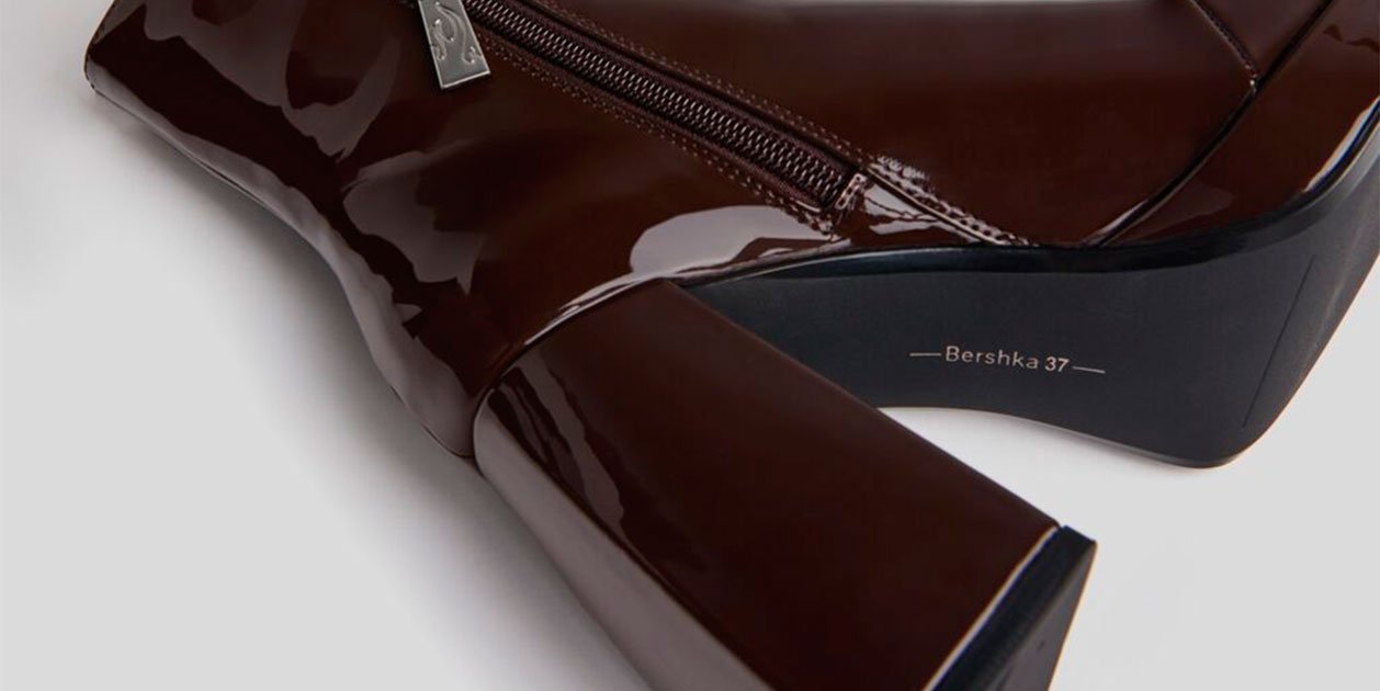 Espectacle a la vista amb el nou botí de xarol de Bershka