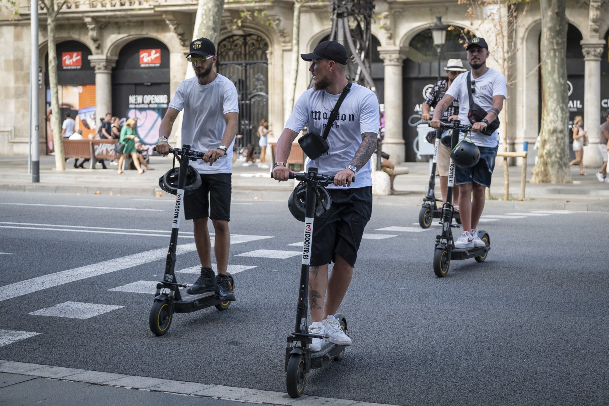 Electric scooters facing ban from Barcelona public transport after fire in train