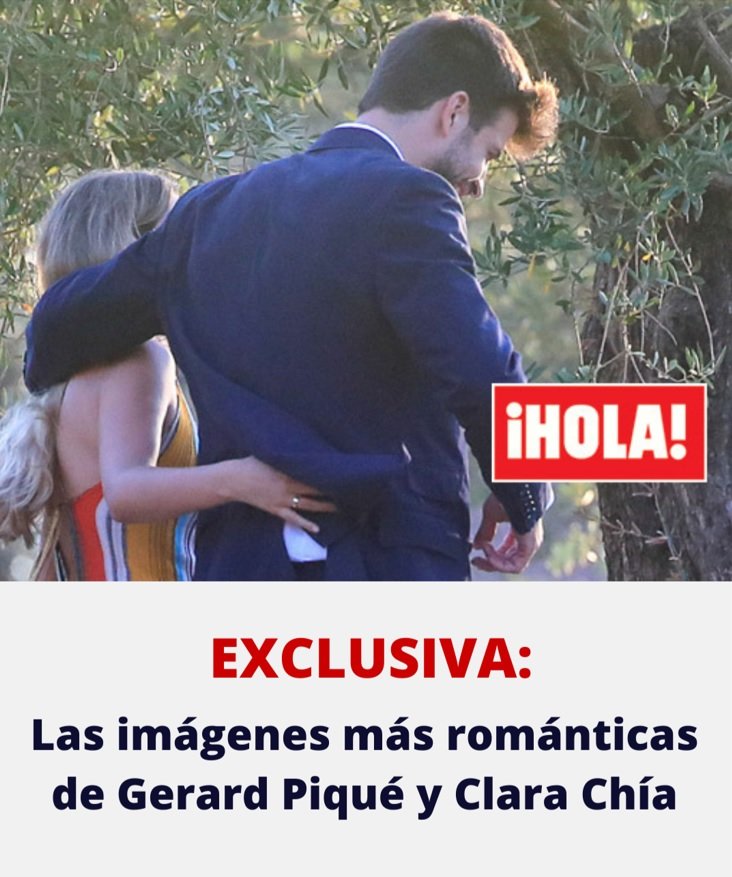 Pique i Clara Instagram Hola
