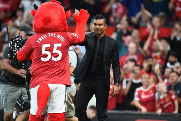 Casemiro Manchester United mascota / Foto: EFE