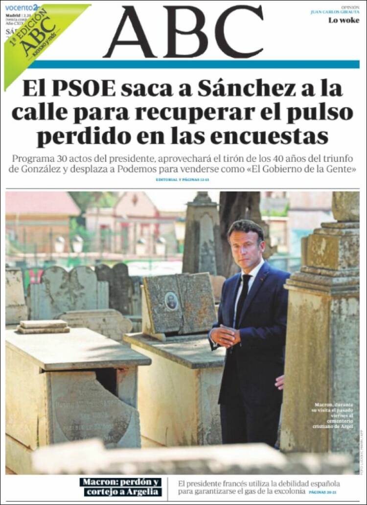 portada abc 27 agost 2022 portada abc 27 agost 2022