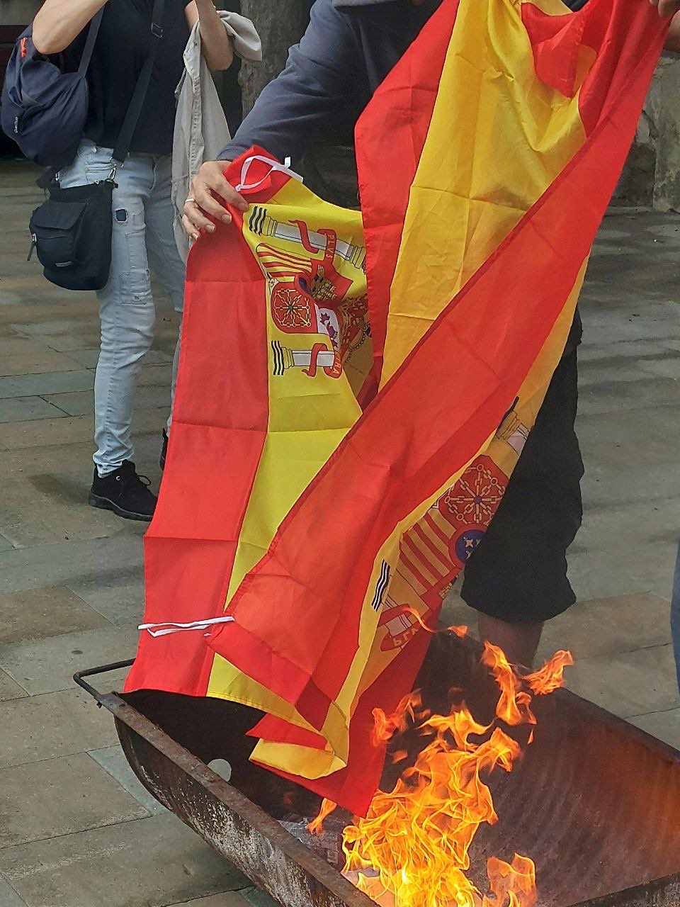 bandera española Forgueroles 