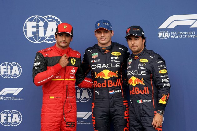 Carlos Sainz Max Verstappen Sergio Checo Perez clasificacion F1 Belgica / Foto: Europa Press