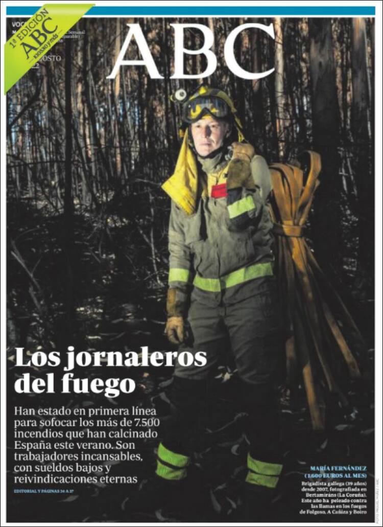 portada abc 28 agost 2022 portada abc 28 agost 2022