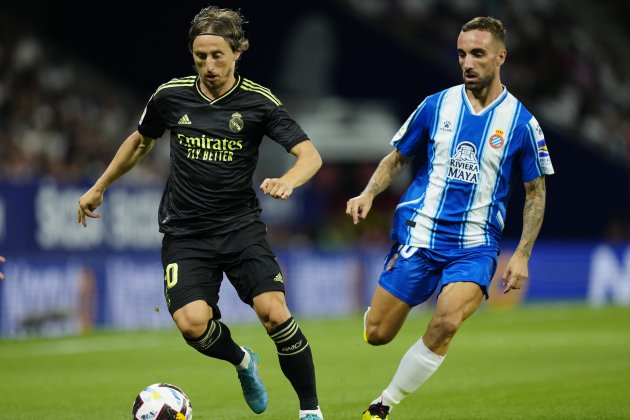 Luka Modric Sergi Darder Espanyol Real Madrid / Foto: EFE