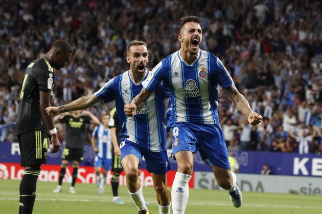 Joselu Alaba gol Espanyol Real Madrid / Foto: EFE