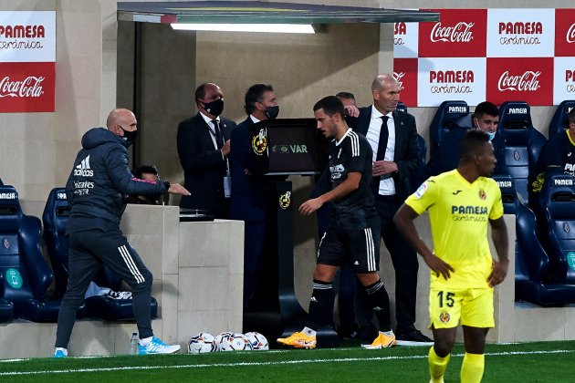 Eden Hazard Zinédine Zidane Reial Madrid / Foto: Europa Press