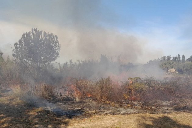 Fuego en el aeropuerto de El Prat / Bombers de la Generalitat