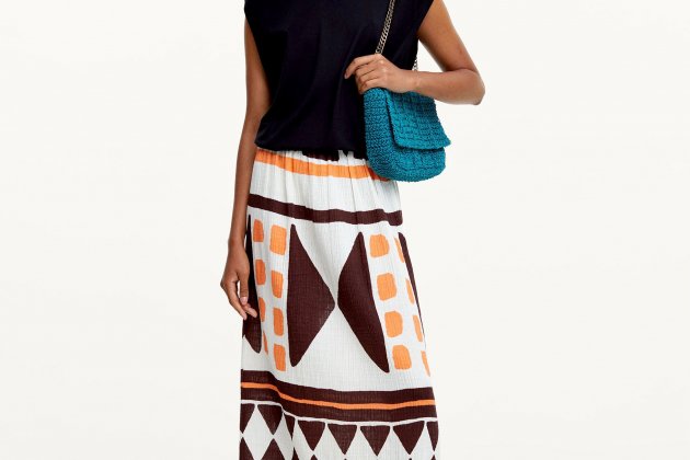 Faldilla|Falda midi estampada Faldilla|Falda midi estampada