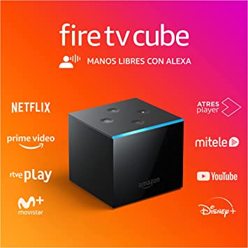 El nuevo reproductor multimedia Fire TV Cube con control por voz de ...