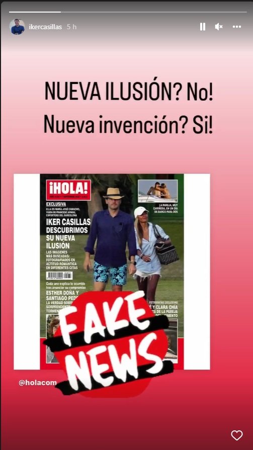Iker Casillas a Instagram Iker Casillas a Instagram
