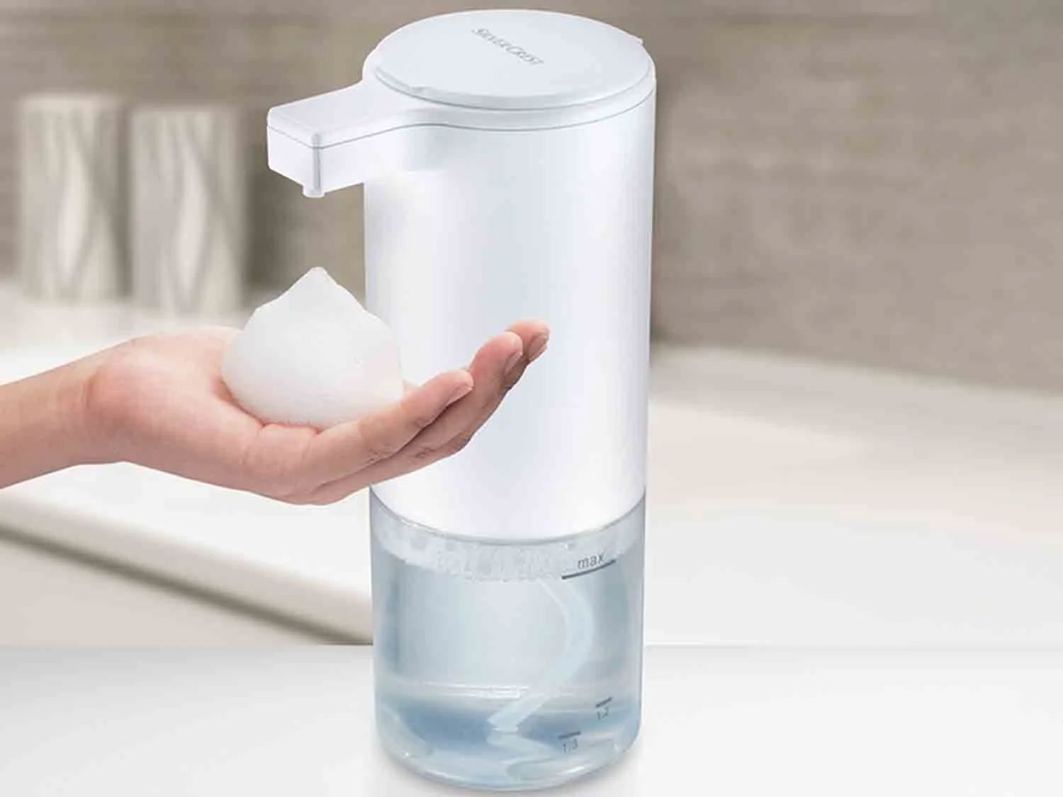 Dispensador de jabón en espuma con sensor de SilverCrest