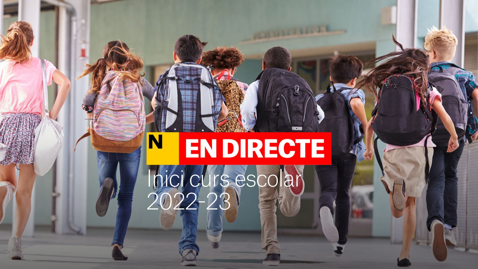 Educació presenta el nou curs escolar 2022-23 a Catalunya | DIRECTE