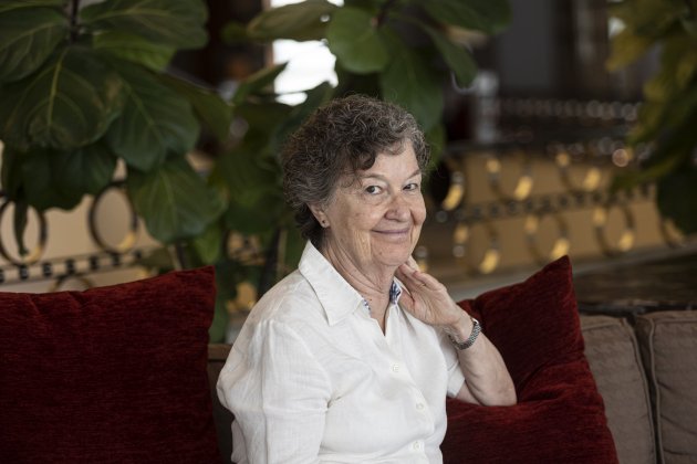 L'escriptora Maria Barbal a l'Hotel Presidente - Montse Giralt L'escriptora Maria Barbal a l'Hotel Presidente - Montse Giralt