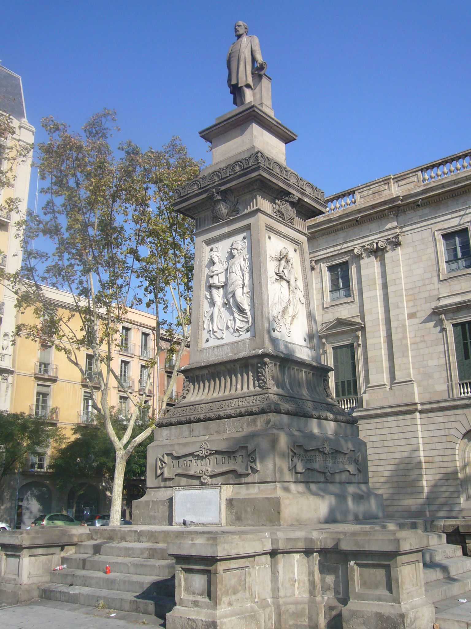 estatua Antonio López y López Jordi Ferrer