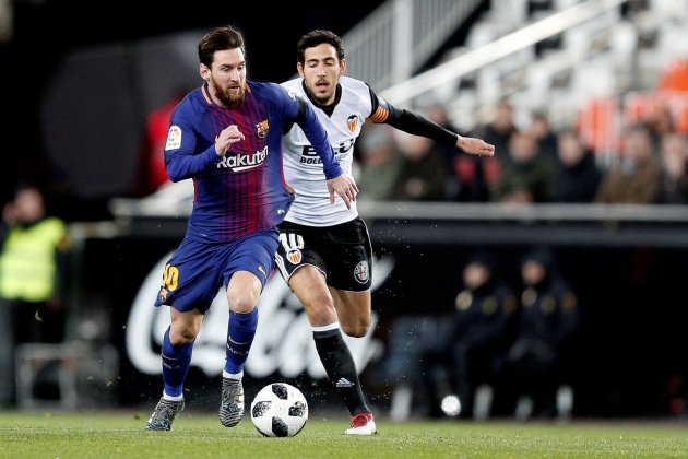 Leo Messi Valencia Barça Parejo Copa EFE Leo Messi Valencia Barça Parejo Copa EFE