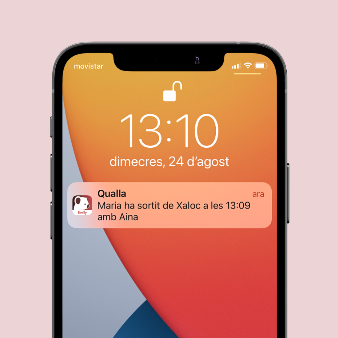 NOTIFICACIO EN EL MOBIL FAMILIA
