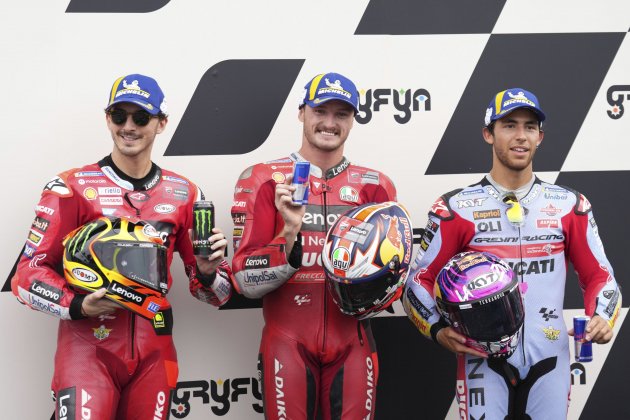 Jack Miller Francesco Bagnaia Enea Bastianini / Foto: EFE