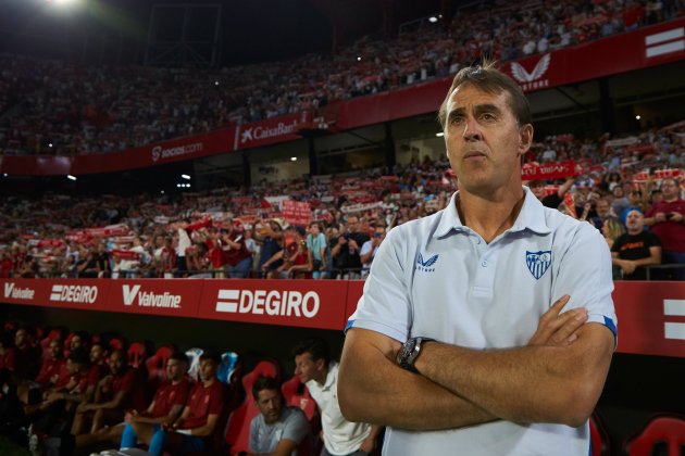 Julen Lopetegui seriós Sevilla / Foto: Europa Press