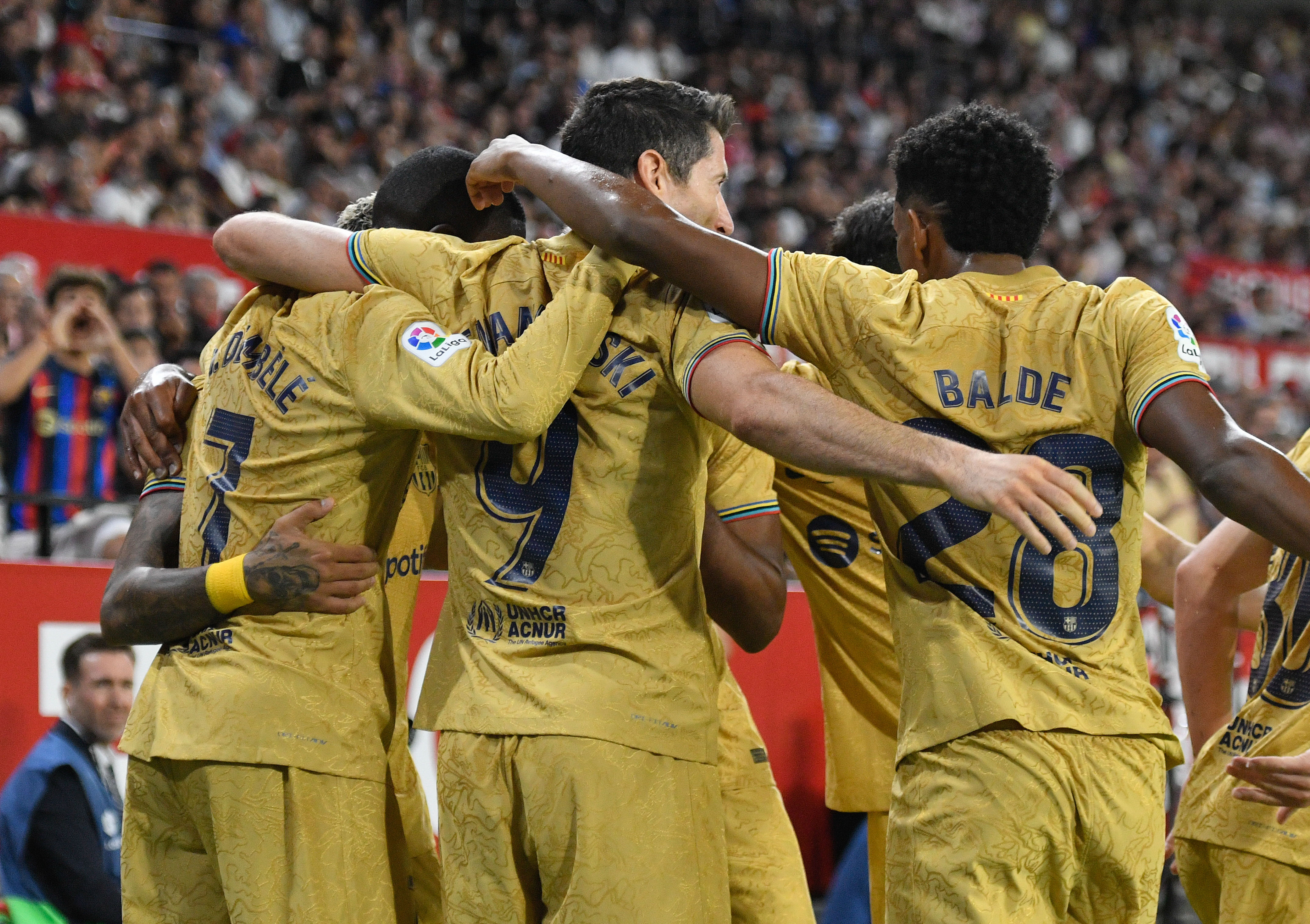 Un Barça hambriento golea al Sevilla (0-3) y certifica un inicio de temporada ilusionante