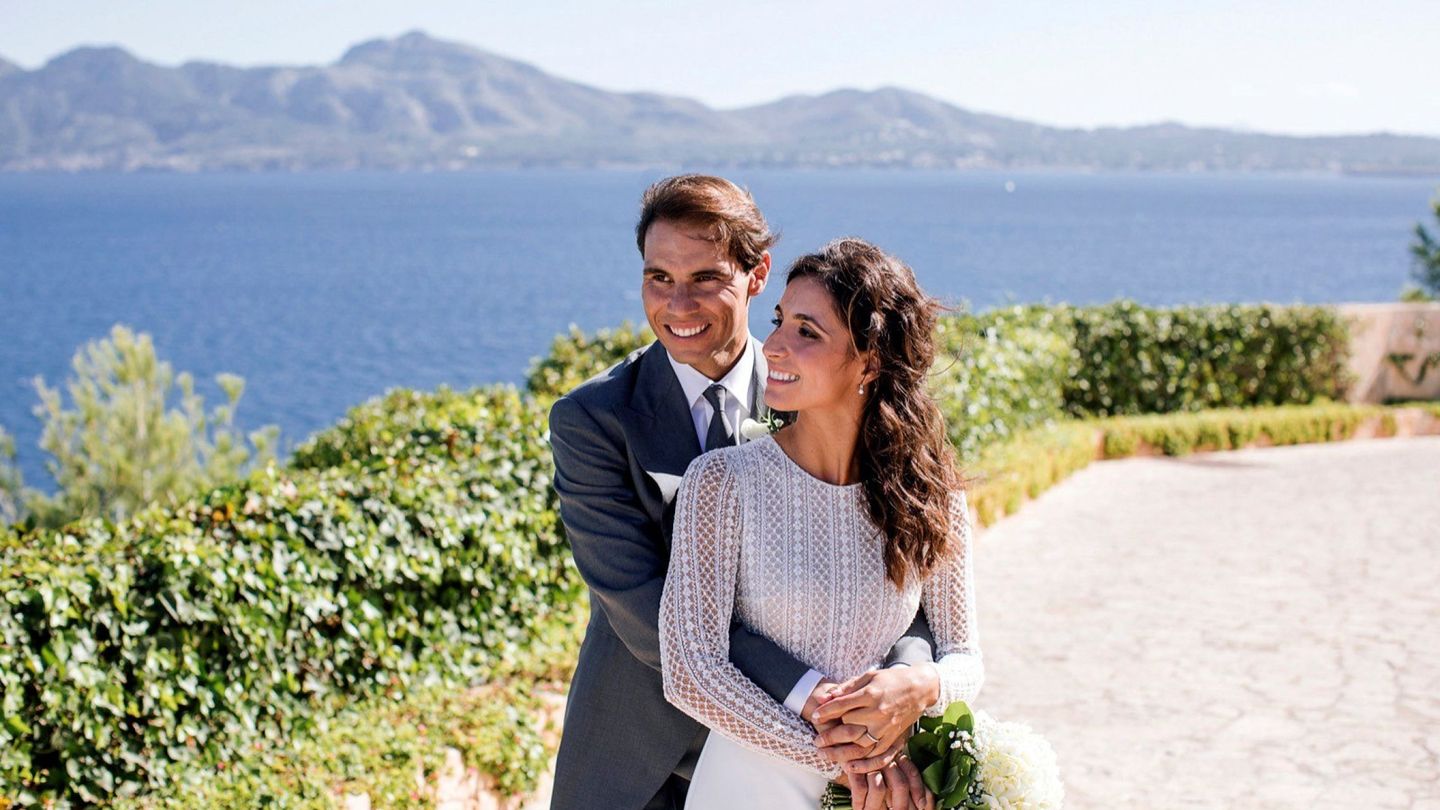 Xisca Perelló i Rafa Nadal, en el seu casament - EFE